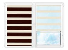 Рулонные кассетные шторы День Ночь палермо 16 цена. Купить в «Мастерская Жалюзи»